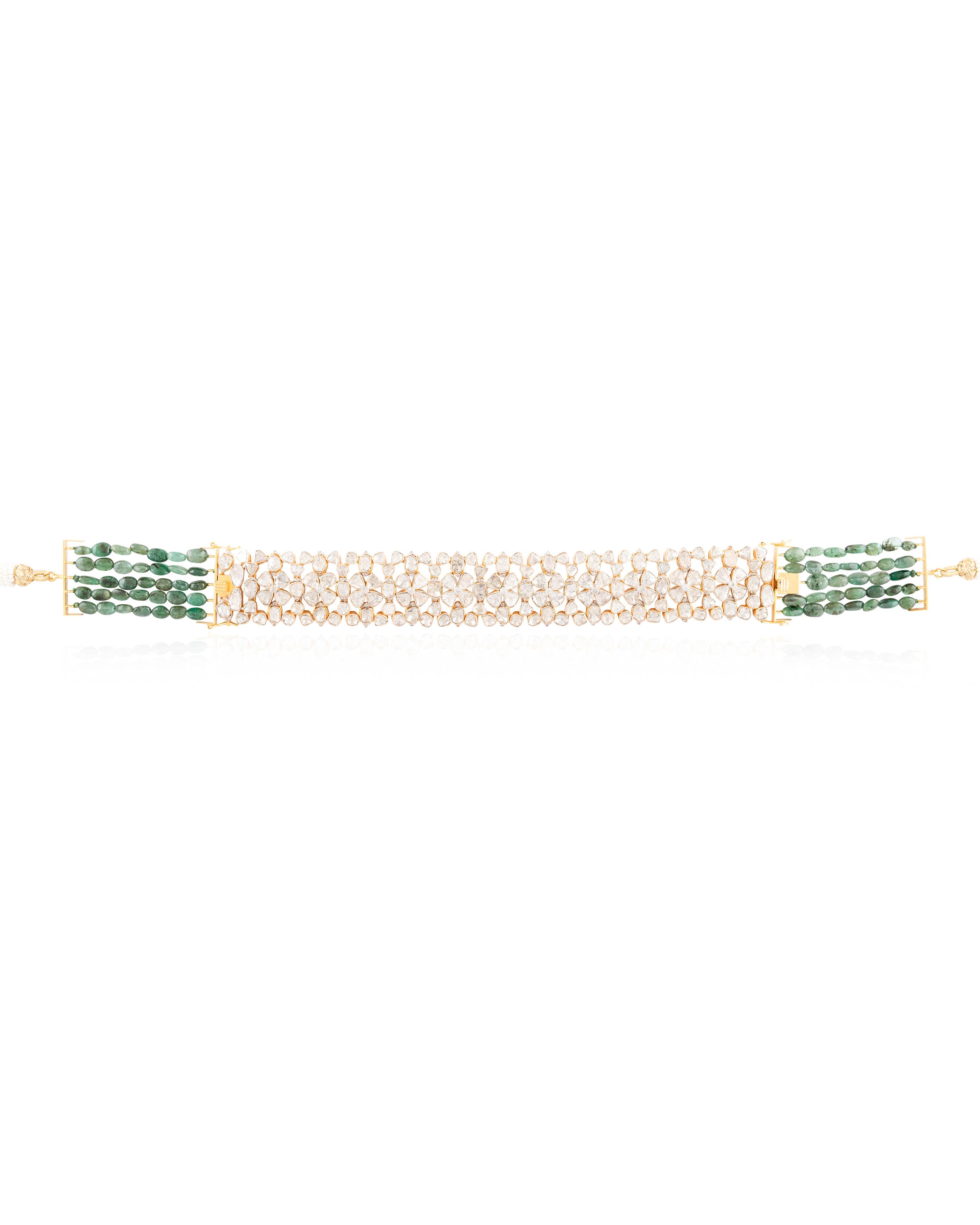 Samiksha Polki And Diamond Choker