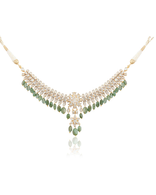 Odeline Polki And Diamond Choker