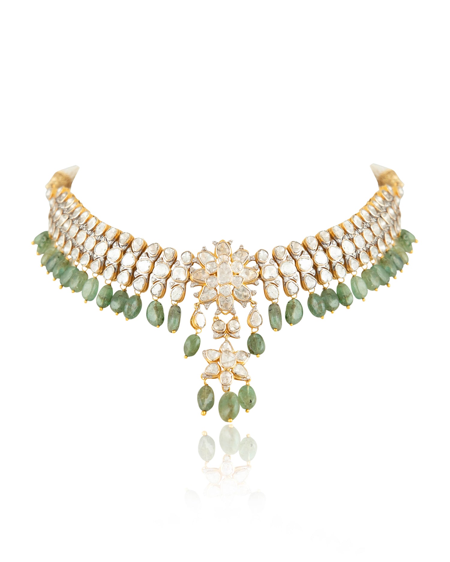 Prakurthi Polki And Diamond Choker