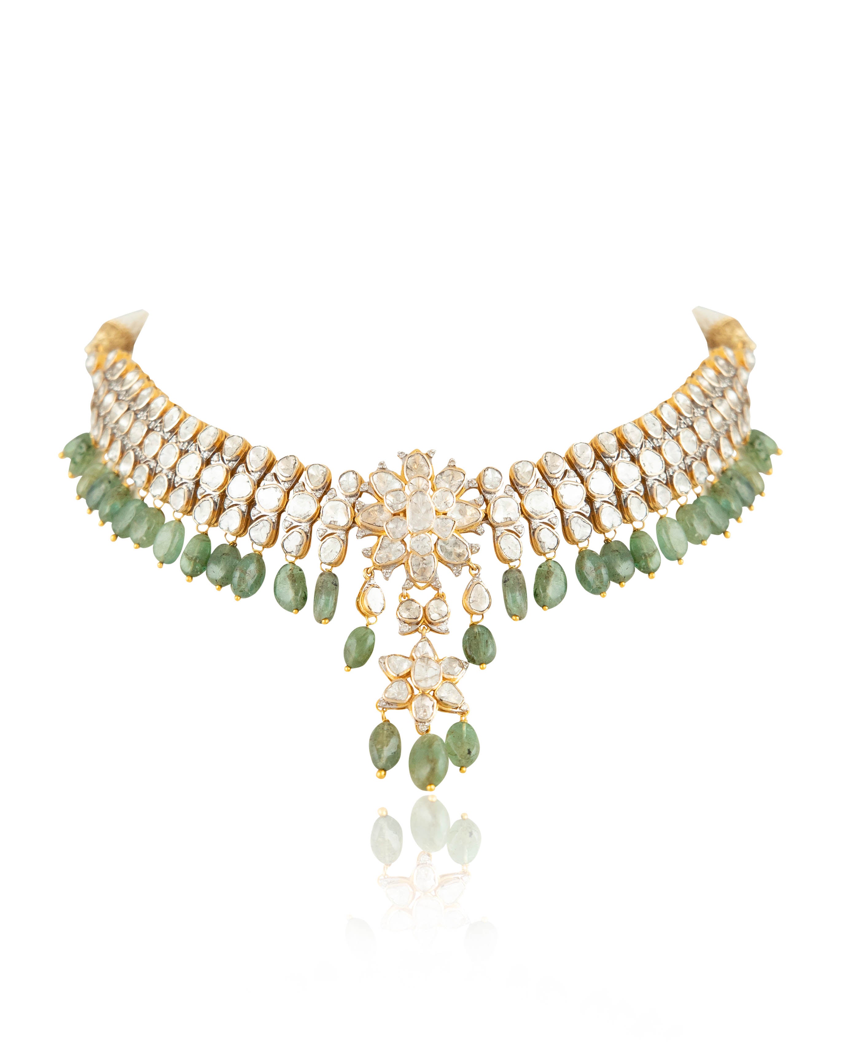 Prakurthi Polki And Diamond Choker