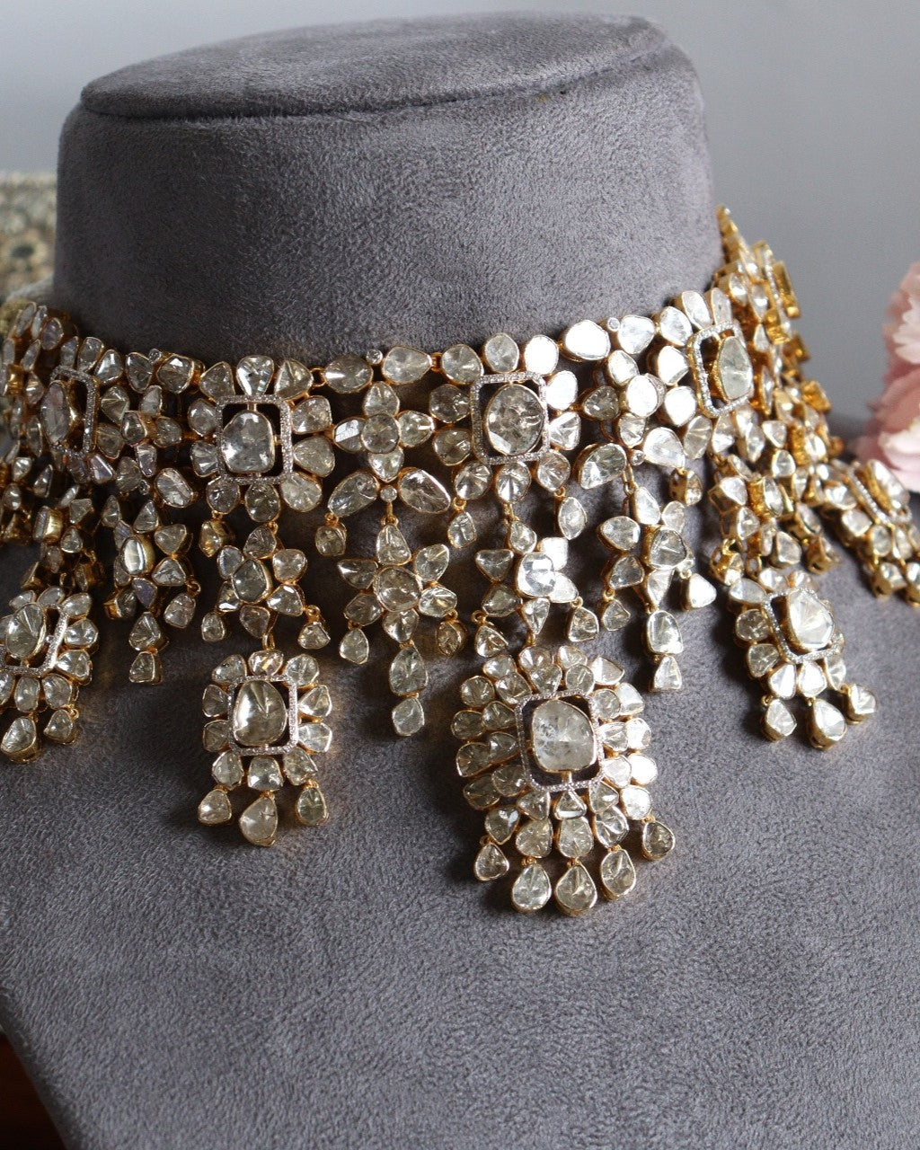 Shalini Polki And Diamond Necklace