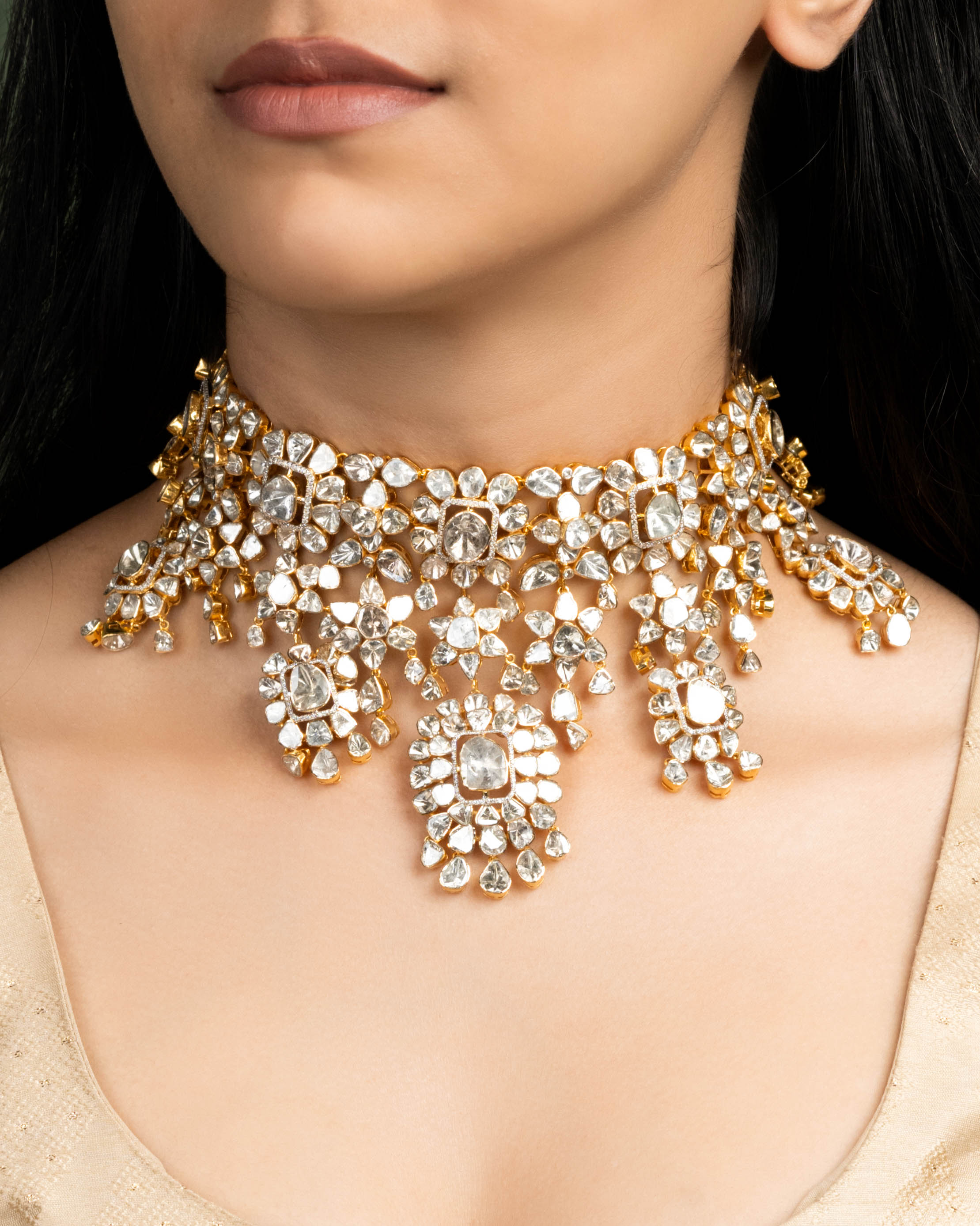 Shalini Polki And Diamond Necklace