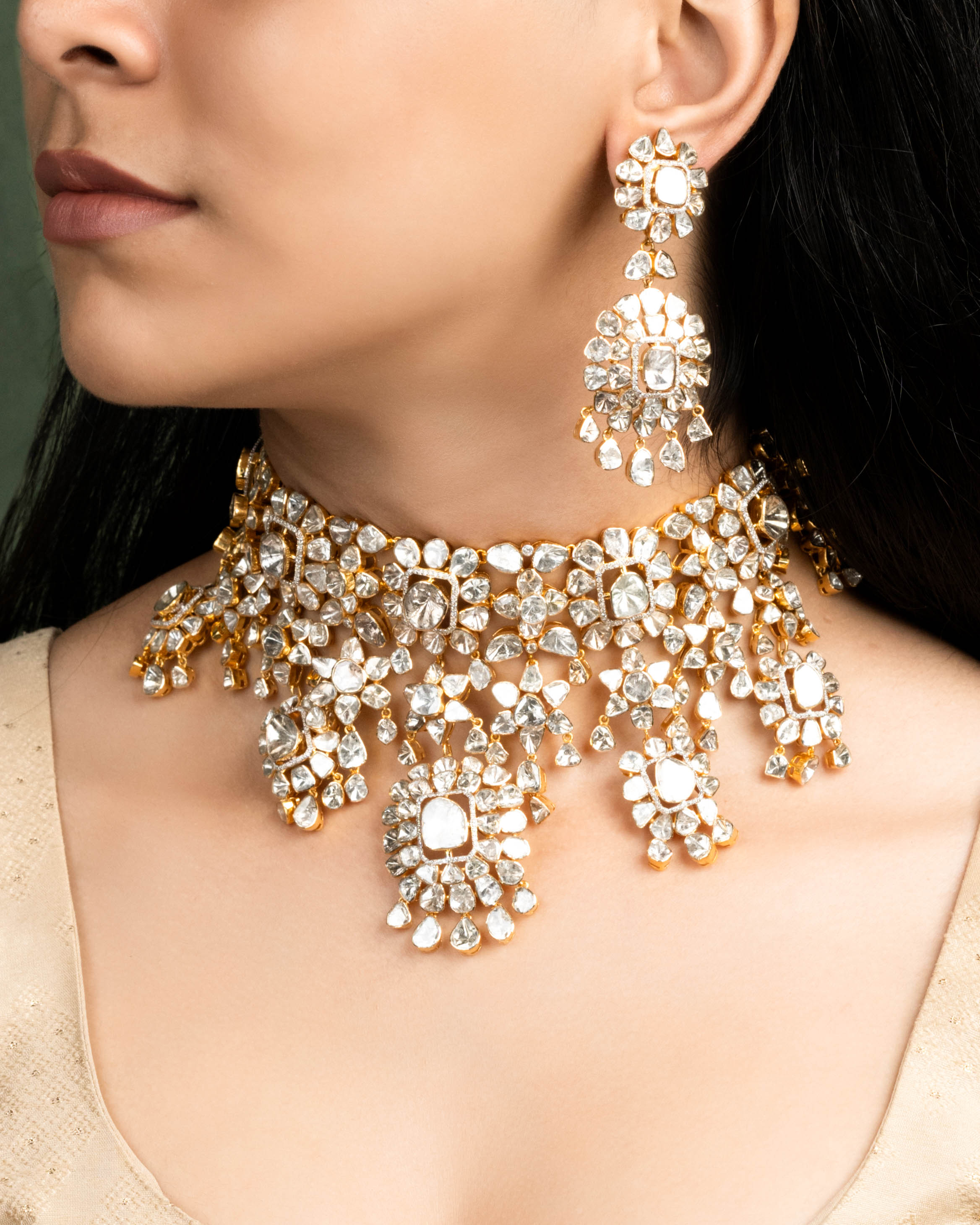 Shalini Polki And Diamond Necklace