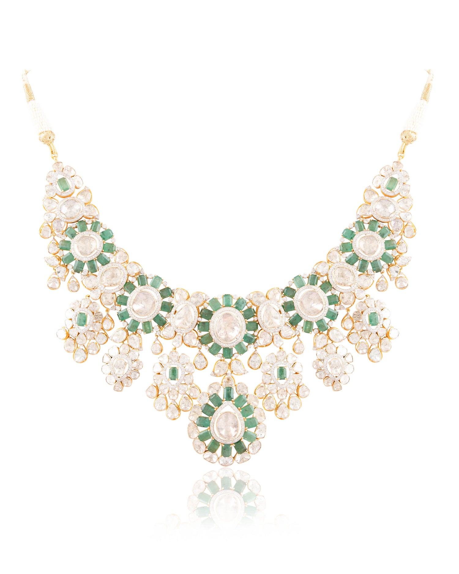 Zikra Polki And Diamond Necklace