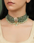 Nirvana Polki And Diamond Bead Choker