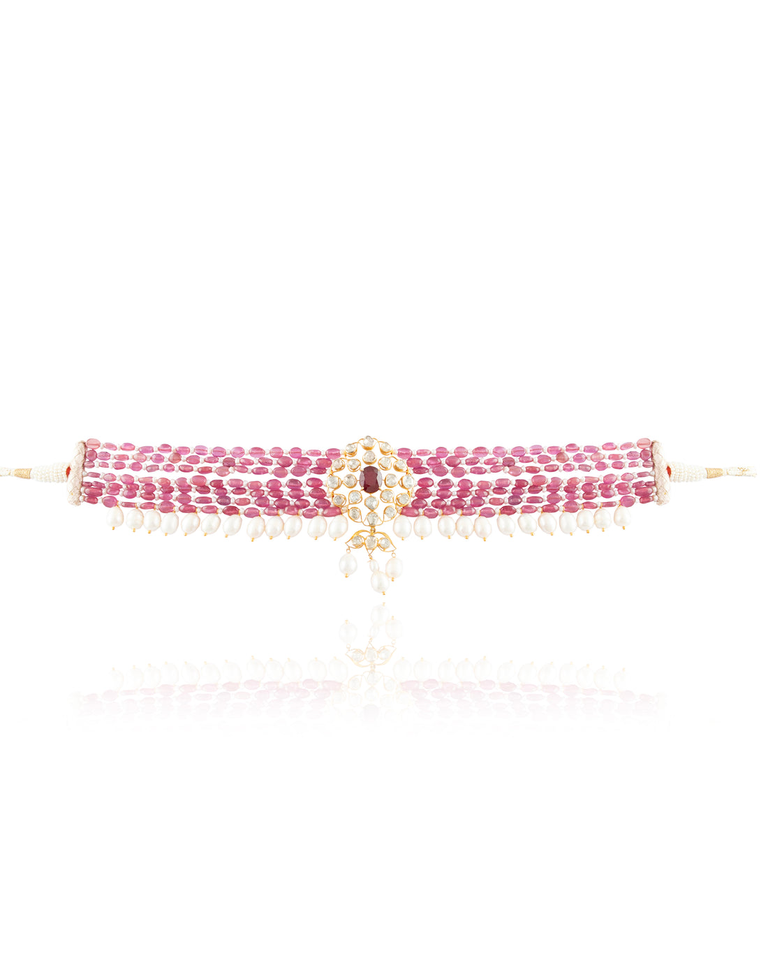 Inaya Polki Bead Choker
