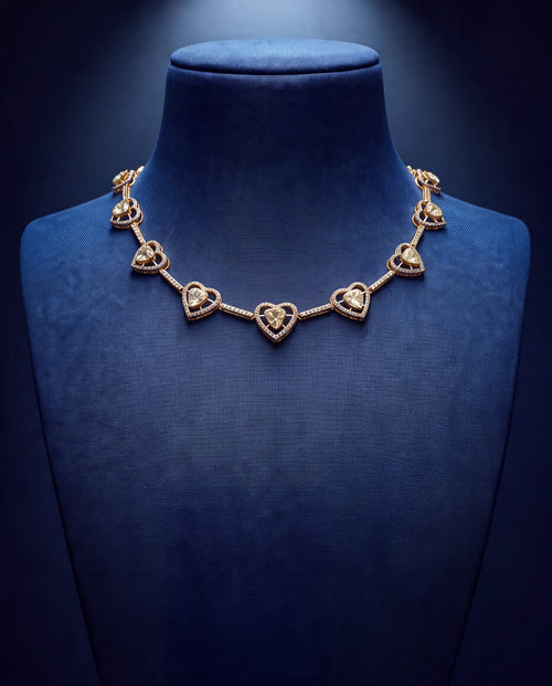 Suvarnaprabha Polki And Diamond Necklace
