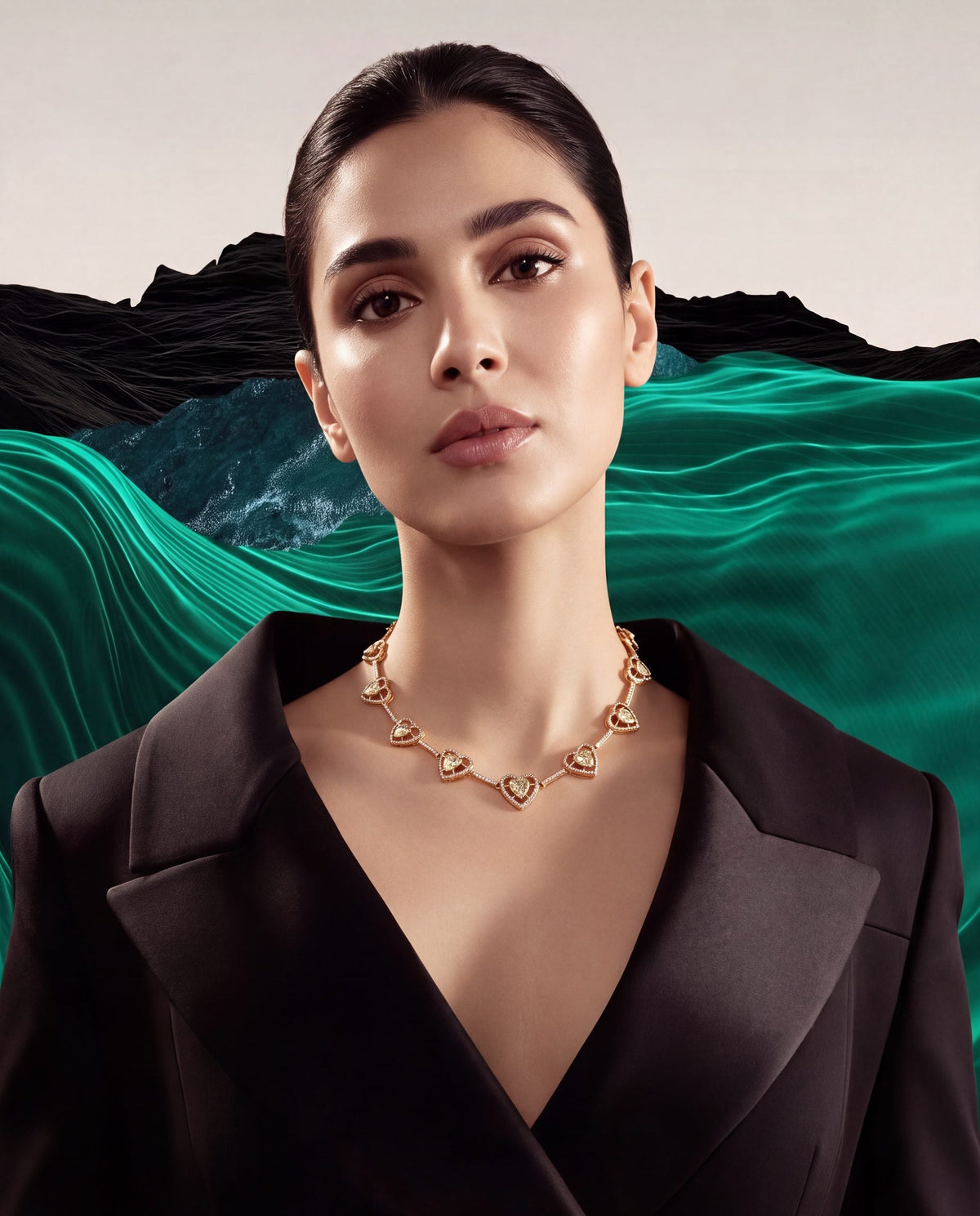 Suvarnaprabha Polki And Diamond Necklace