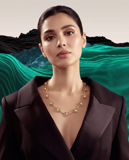 Suvarnaprabha Polki And Diamond Necklace