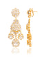 Alivia Polki And Diamond Long Earrings