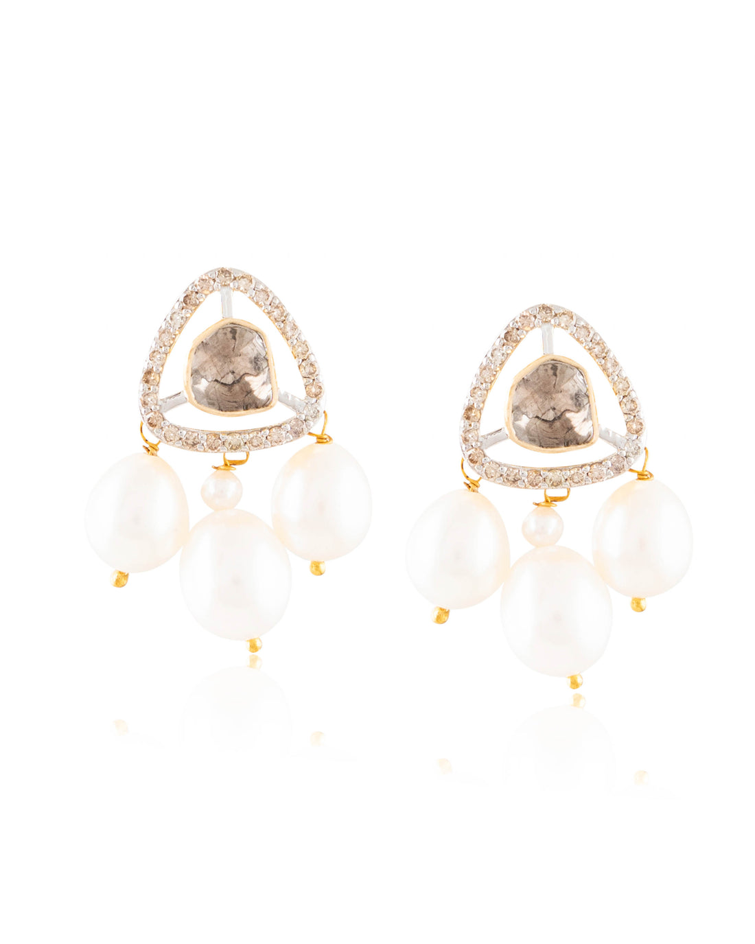 Kelly Pendant And Eqra Tops Polki And Diamond Set