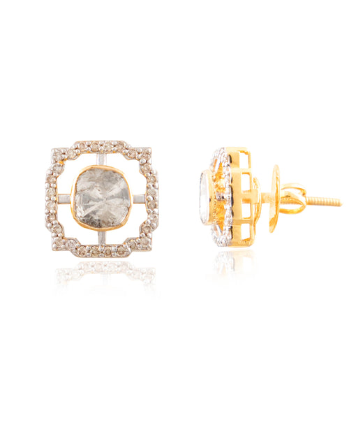 Priyanshi Pendant And Vidya Tops Polki And Diamond Set