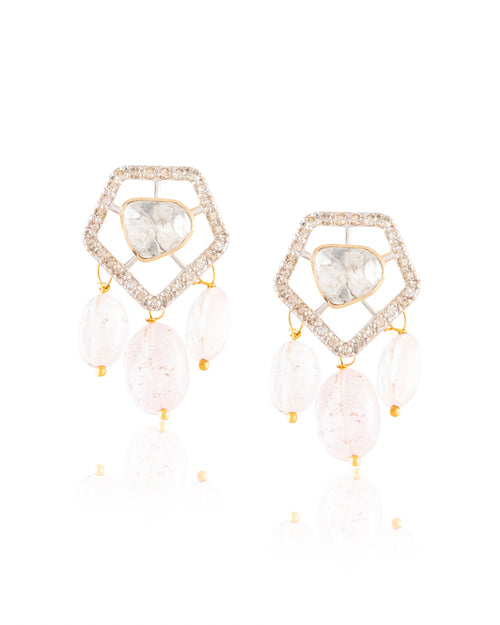Valeria Pendant And Falguni Tops Polki And Diamond Set