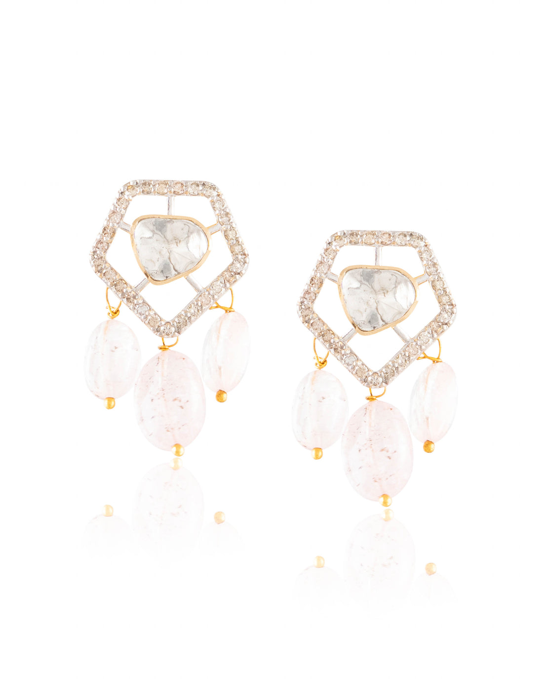 Valeria Pendant And Falguni Tops Polki And Diamond Set