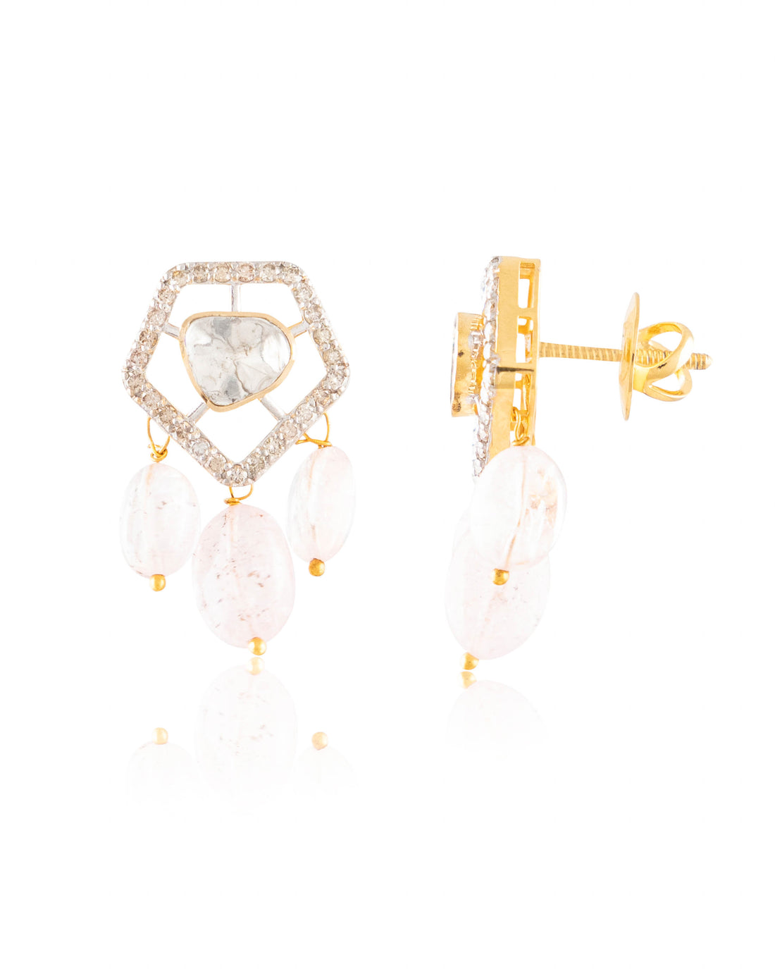 Valeria Pendant And Falguni Tops Polki And Diamond Set