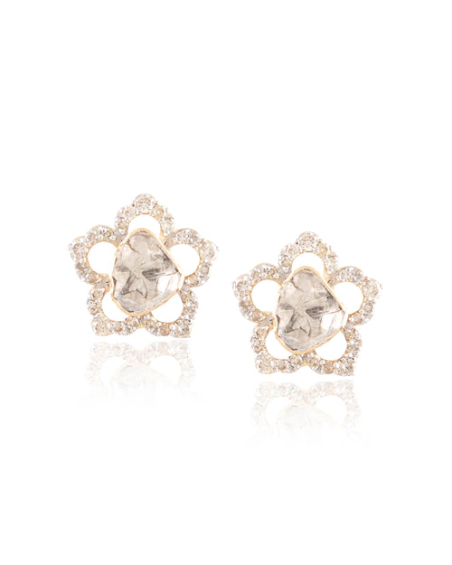 Mehwish Polki And Diamond Tops