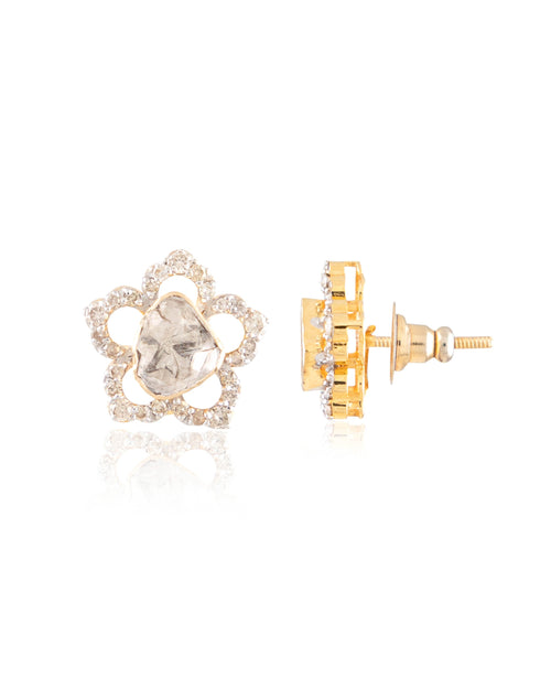 Mehwish Polki And Diamond Tops