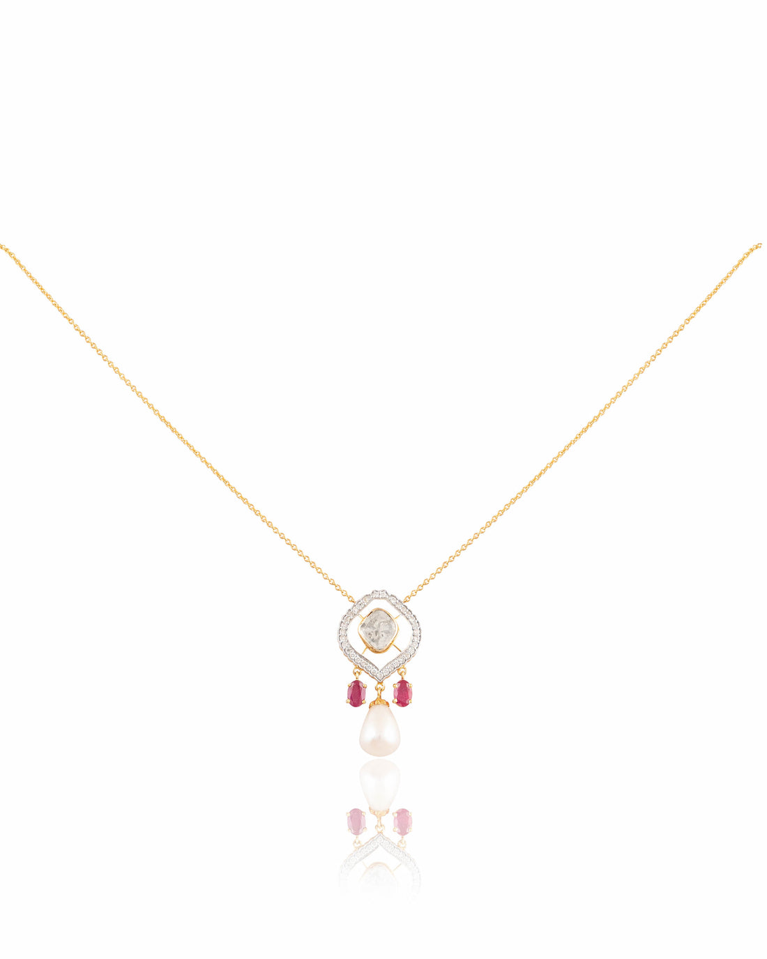 Sushmita Polki And Diamond Pendant