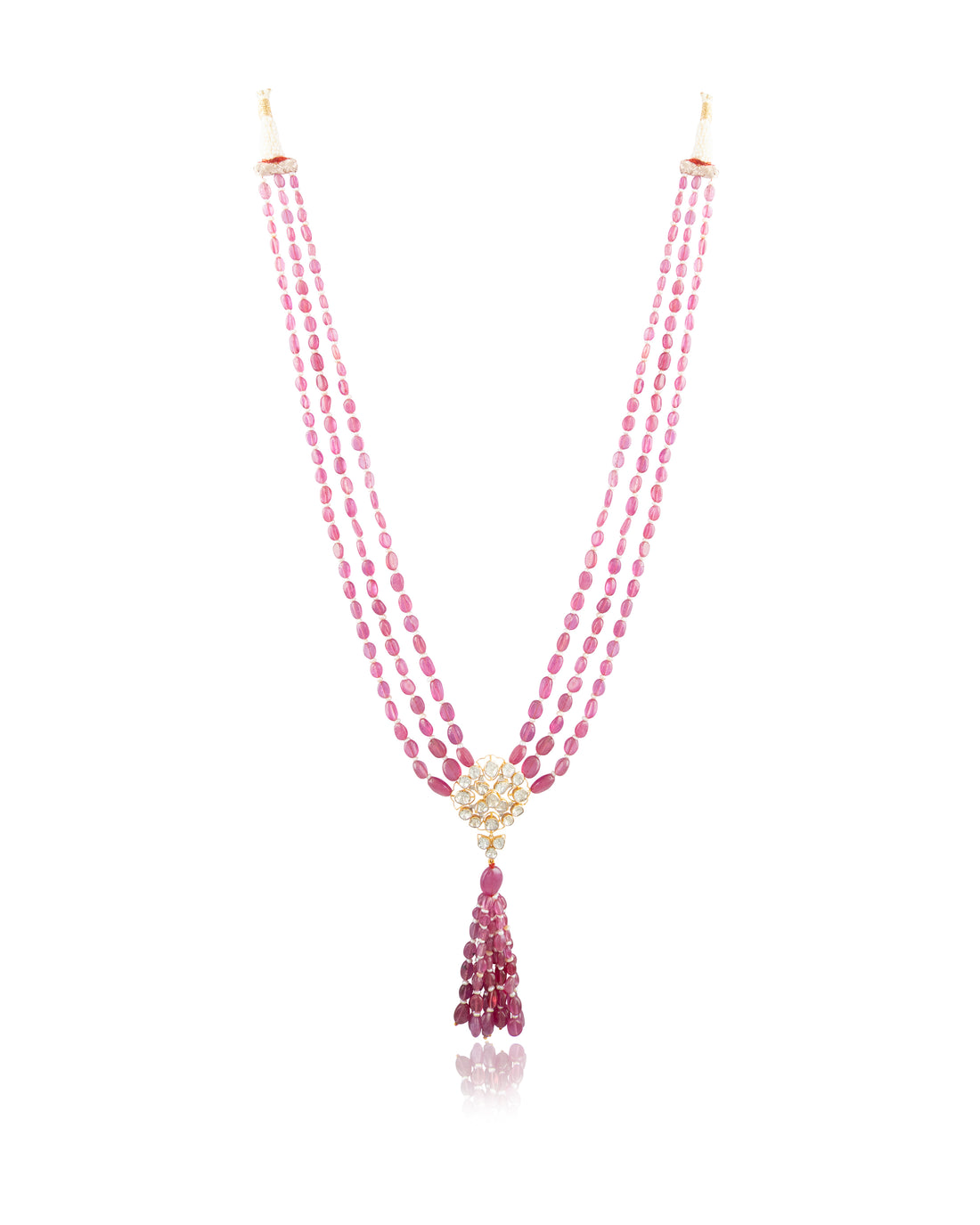 Luciana Polki And Diamond Bead Pendant