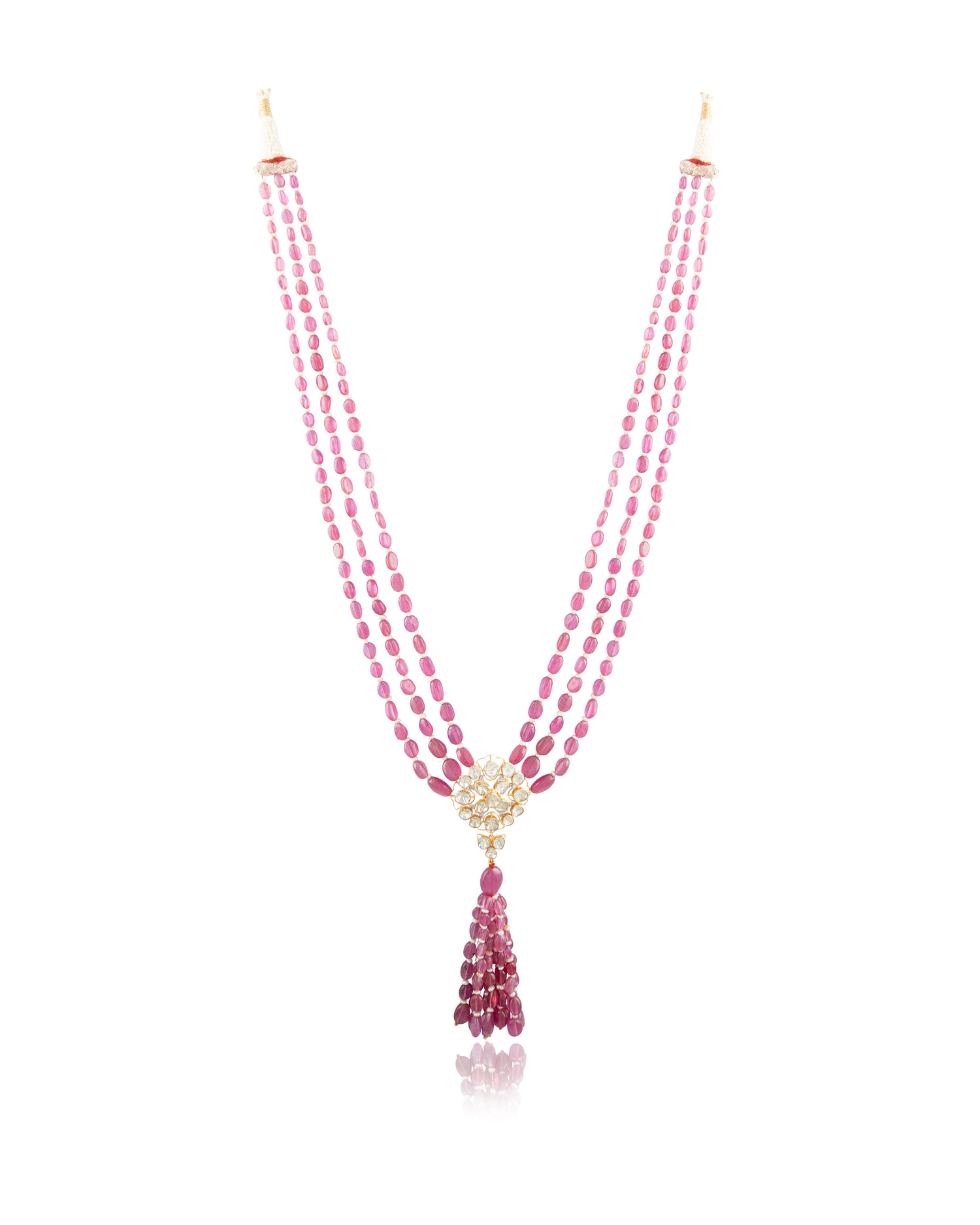 Luciana Polki And Diamond Bead Pendant