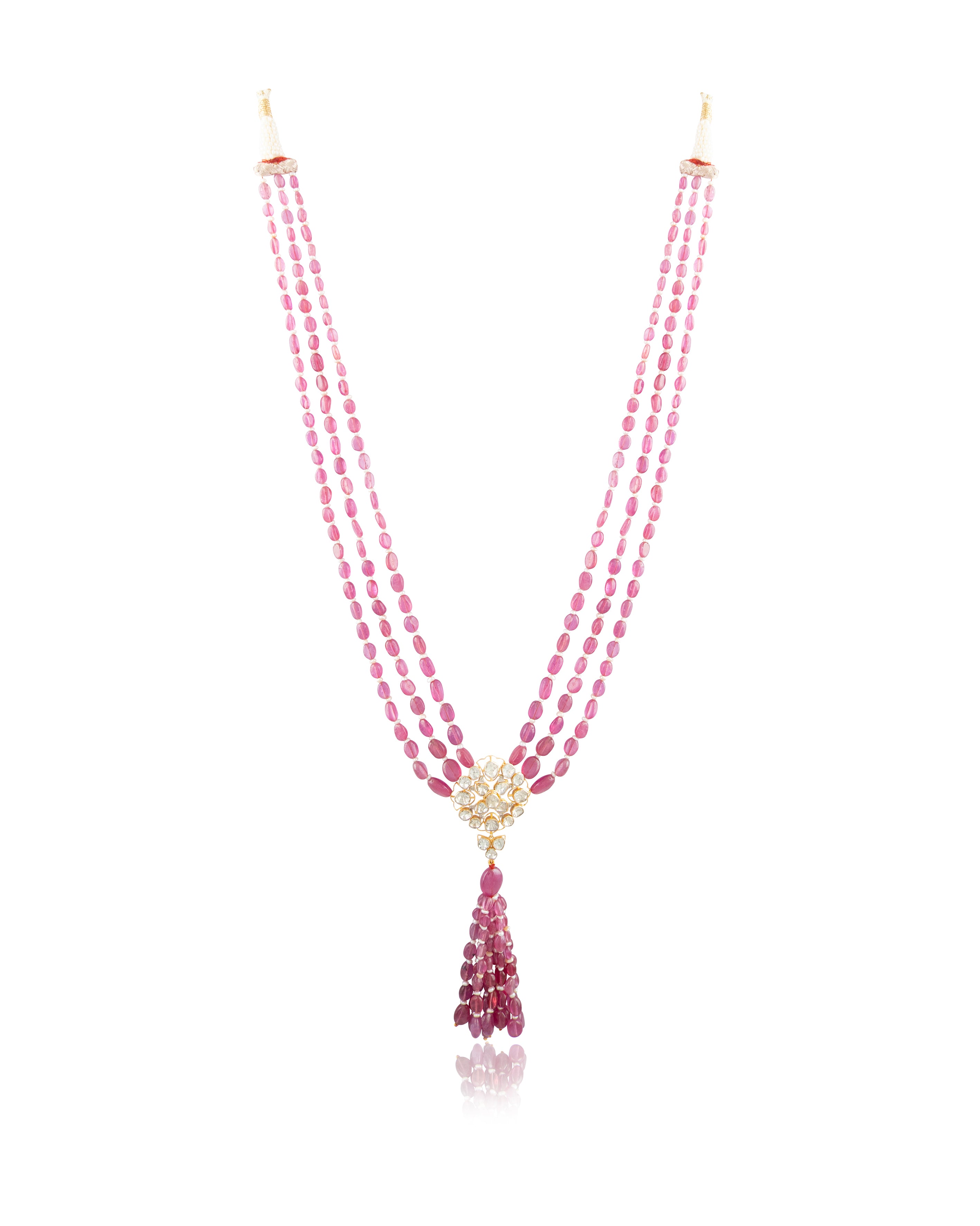 Luciana Polki And Diamond Bead Pendant