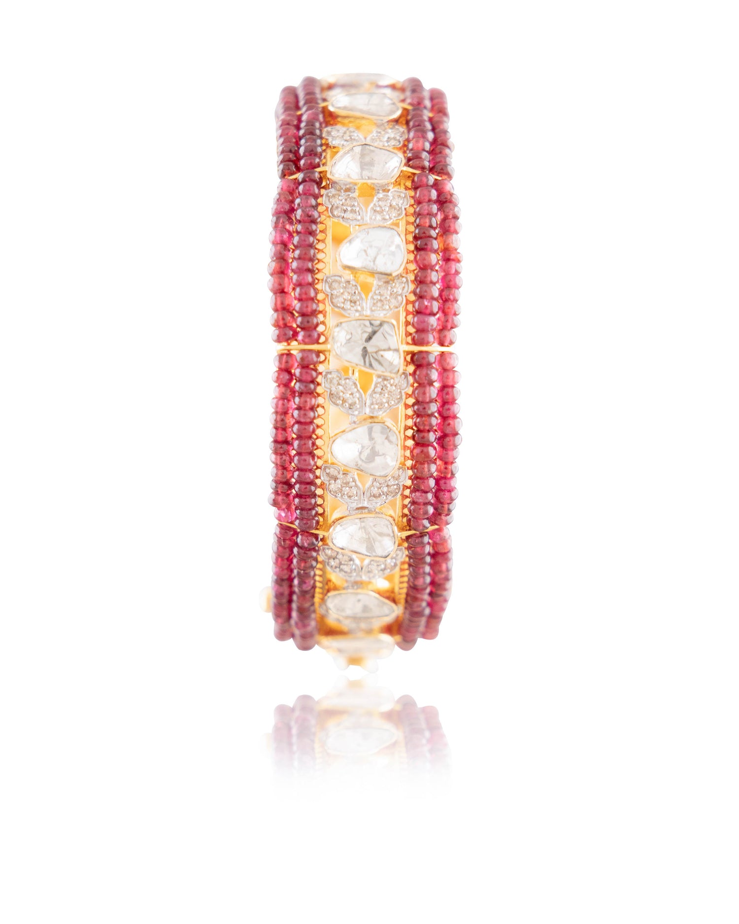 Sambhavi Polki And Diamond Bangle