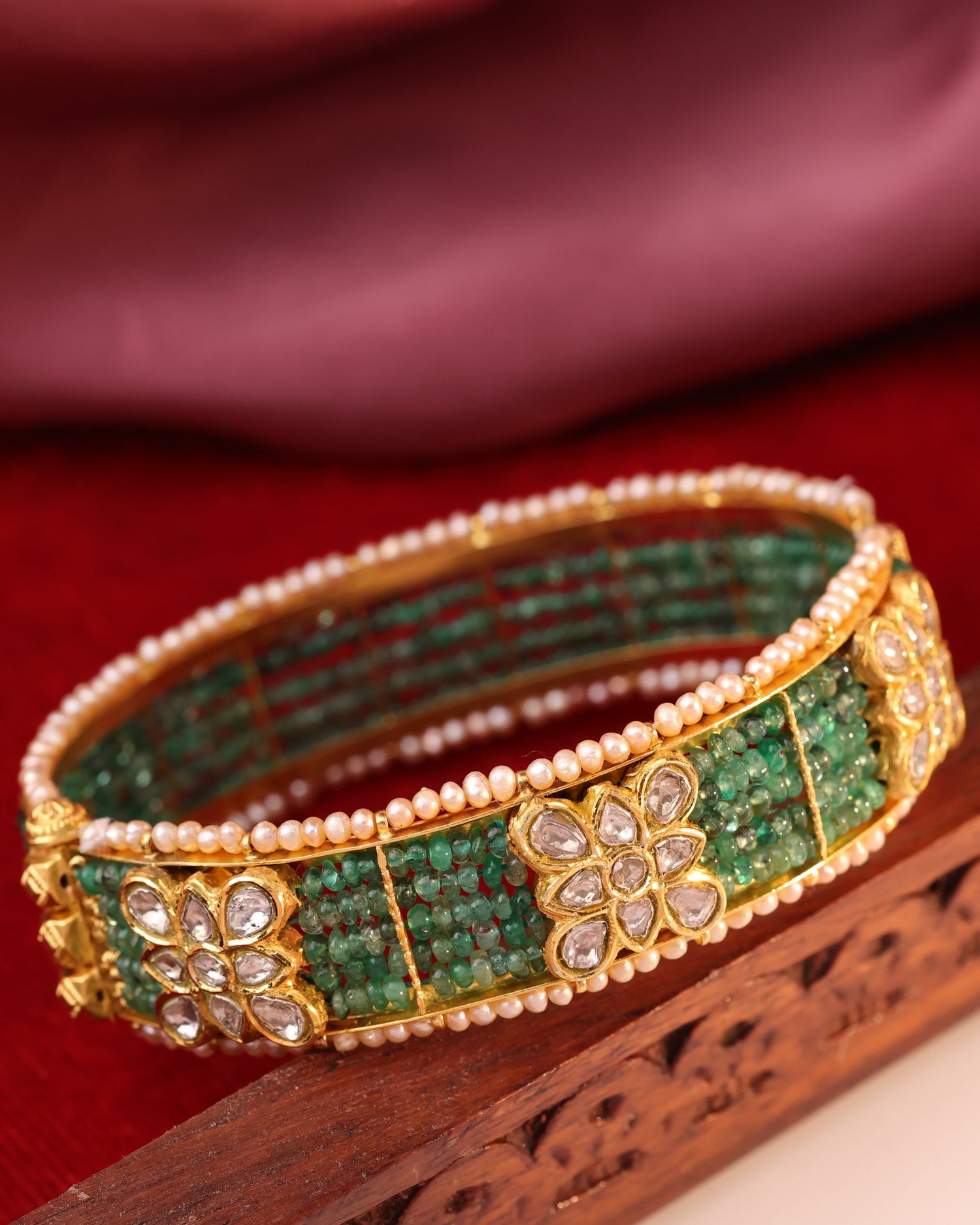 Oliera Polki Bangle
