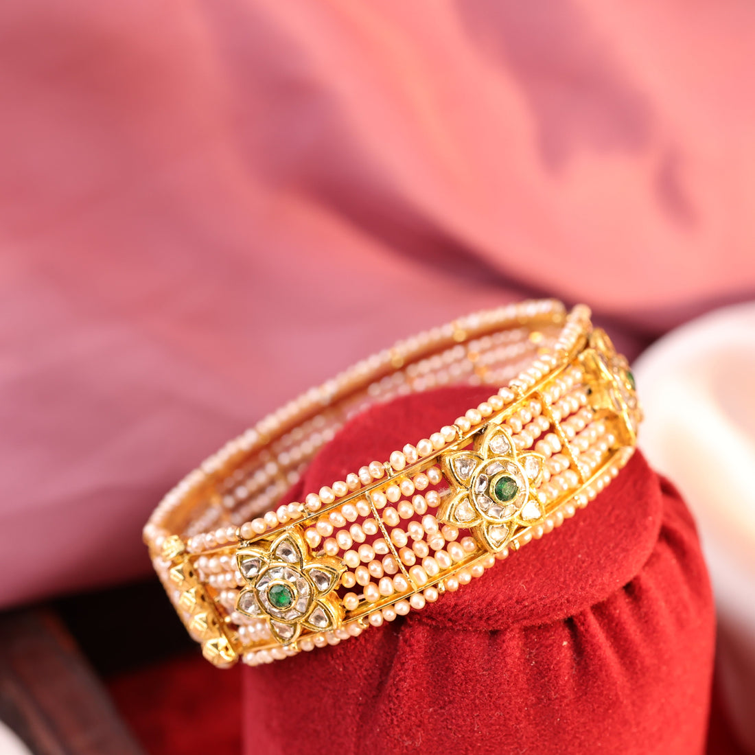 Lindsay Polki Bangle