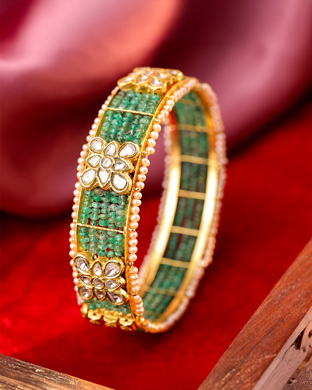 Fullara Polki Bangle