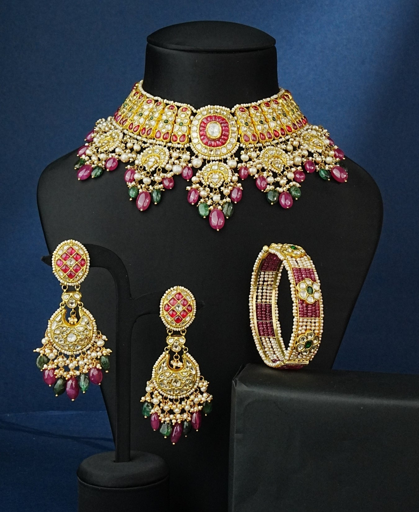 Brial Bridal Polki Set