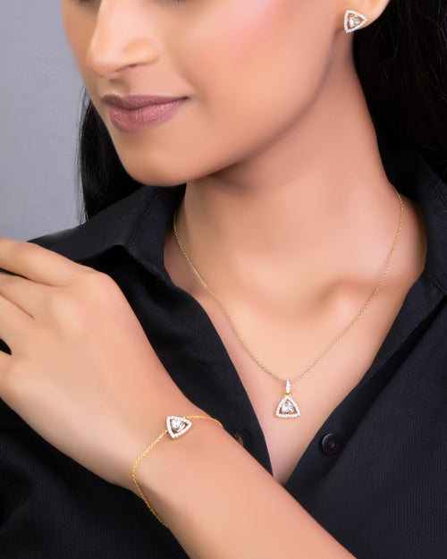 Kelli Polki And Diamond Pendant