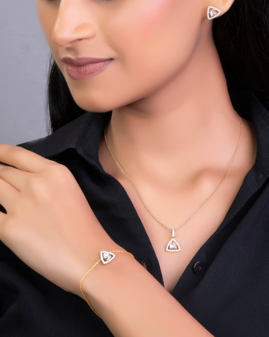 Kelli Polki And Diamond Pendant