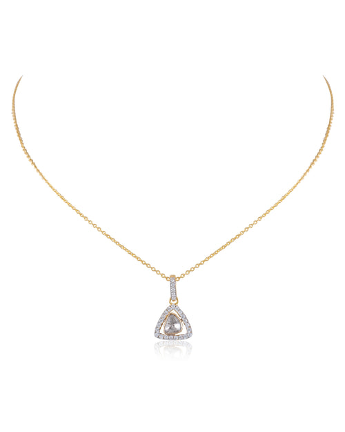 Kelli Polki And Diamond Pendant