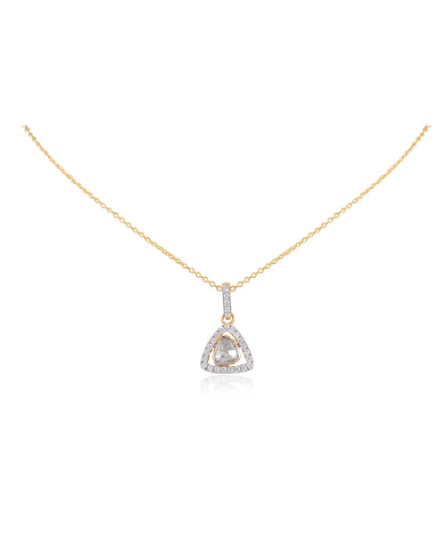 Kelli Polki And Diamond Pendant