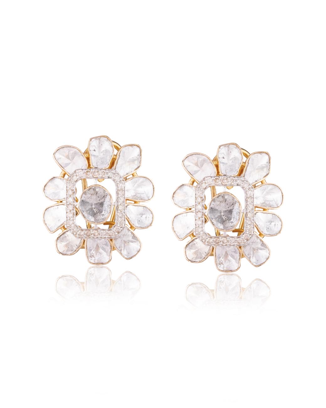 Panna Polki And Diamond Tops