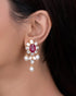 Shilpa Polki Long Earrings