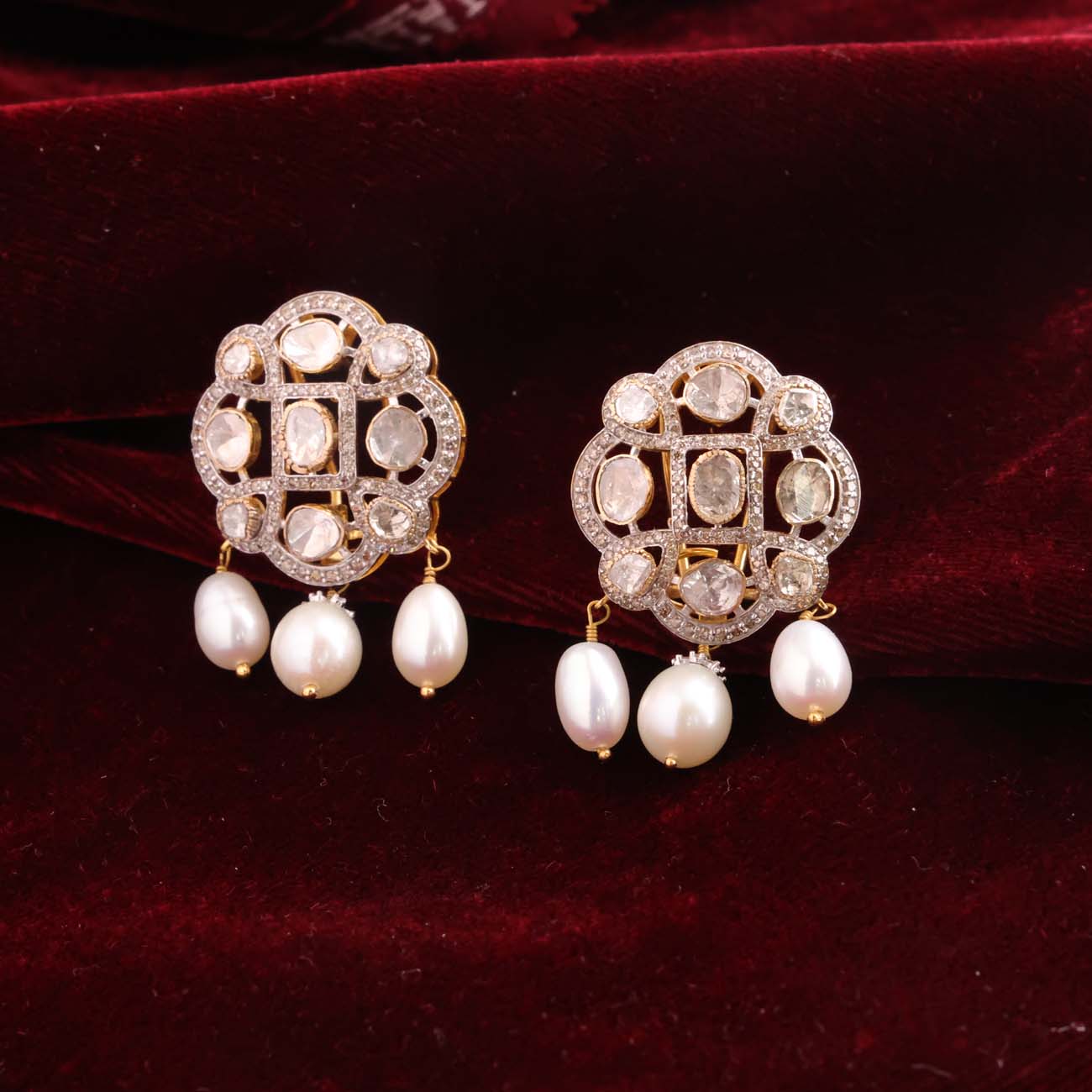 Ushakiran Polki And Diamond Tops