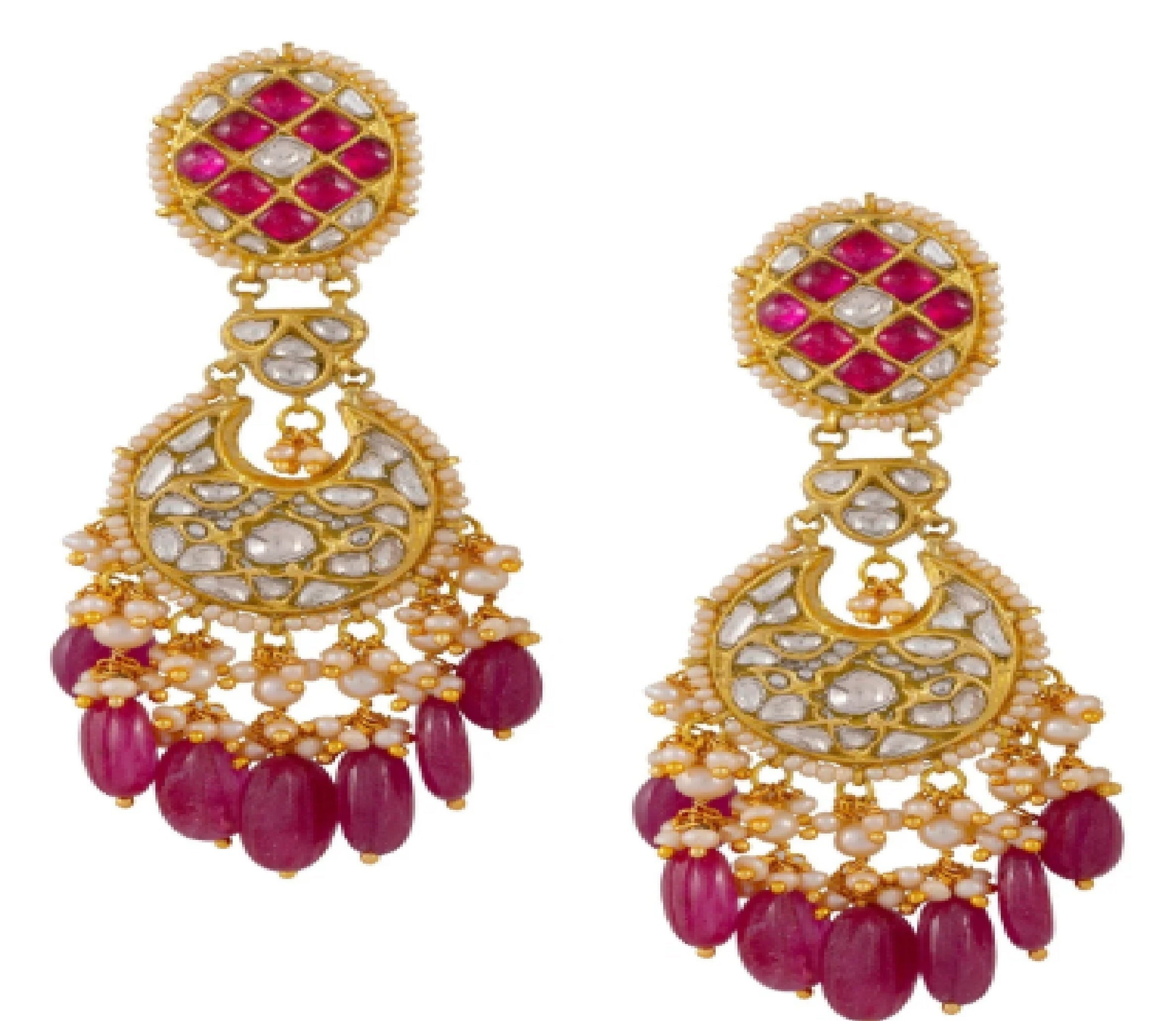 Parina Polki Chandbalis