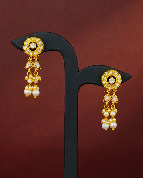 Unnati Polki Long Earrings