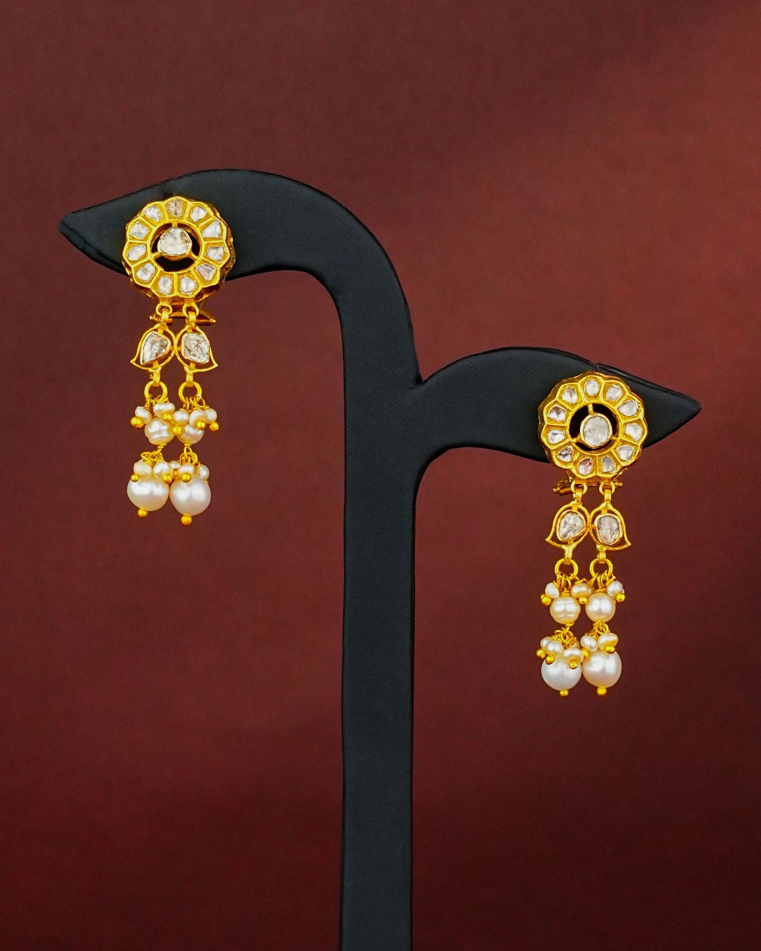 Unnati Polki Long Earrings