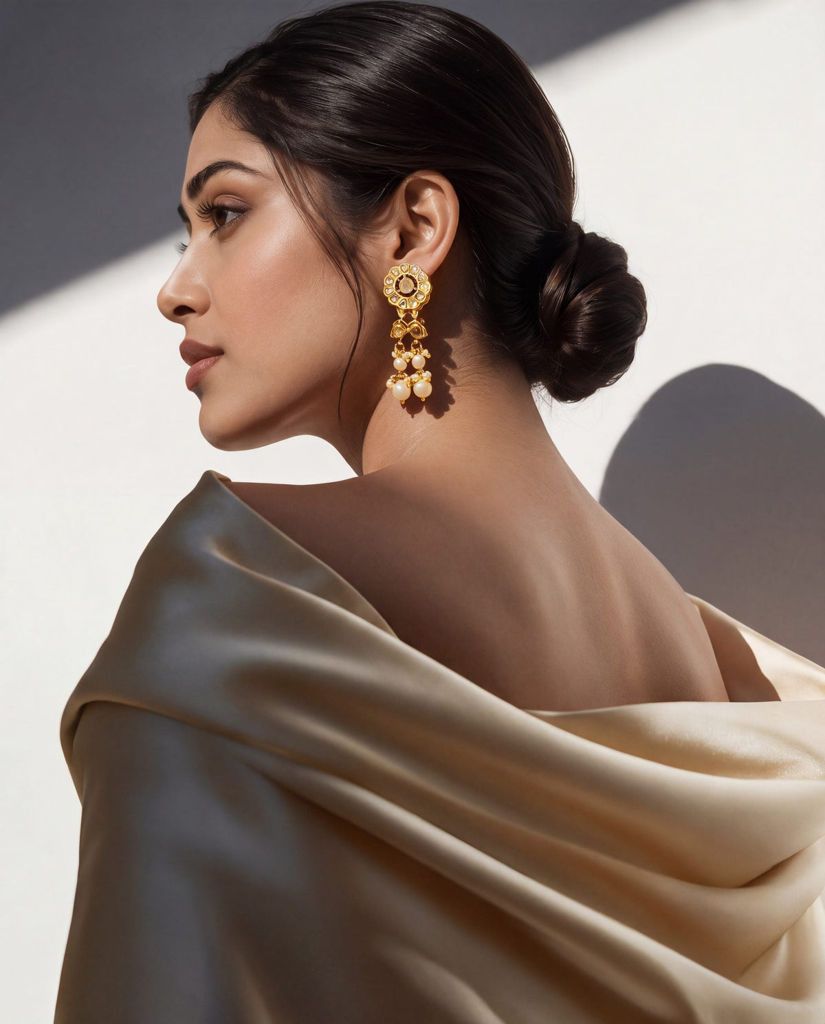 Unnati Polki Long Earrings