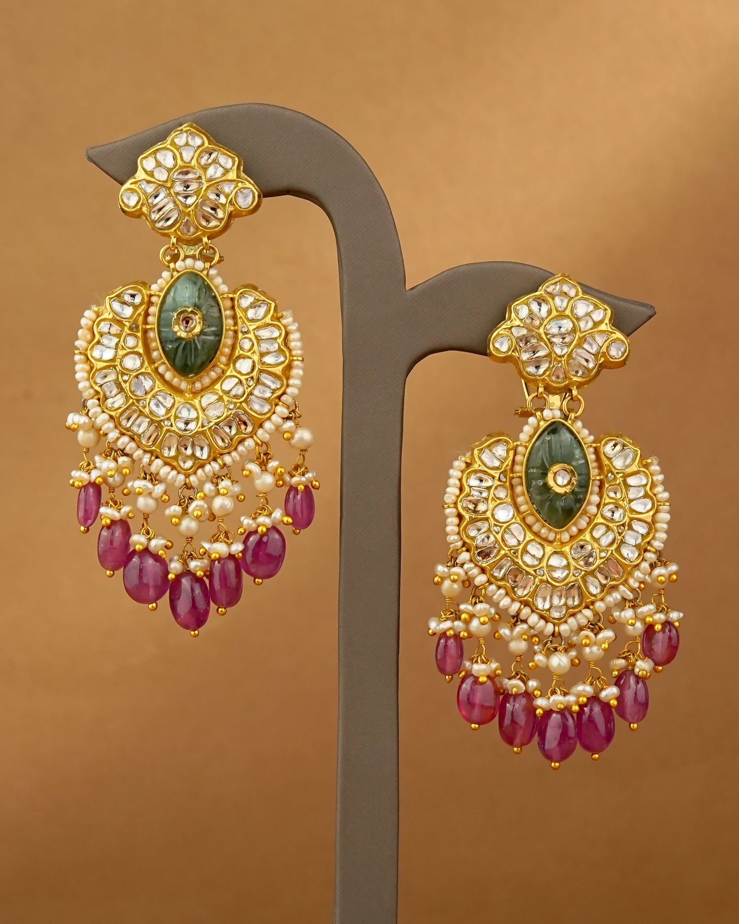 Mansi Polki Chandbalis