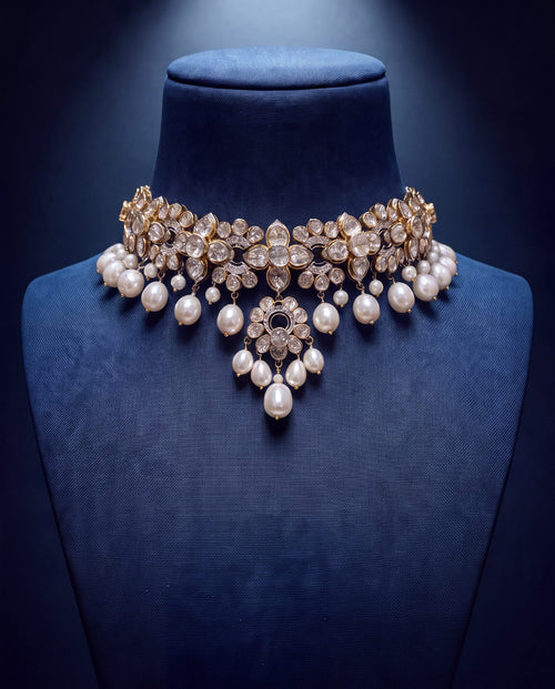 Yamika Polki And Diamond Choker