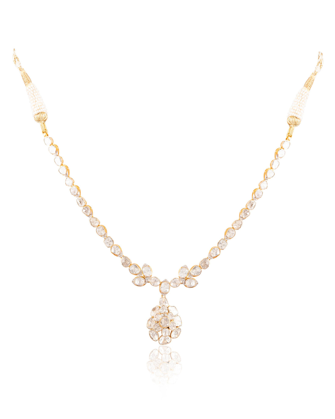 Kira Polki And Diamond Necklace