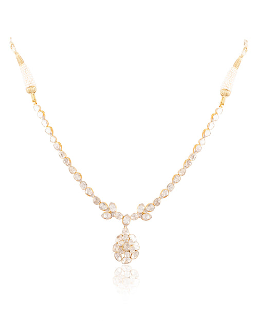 Nessa Polki And Diamond Necklace