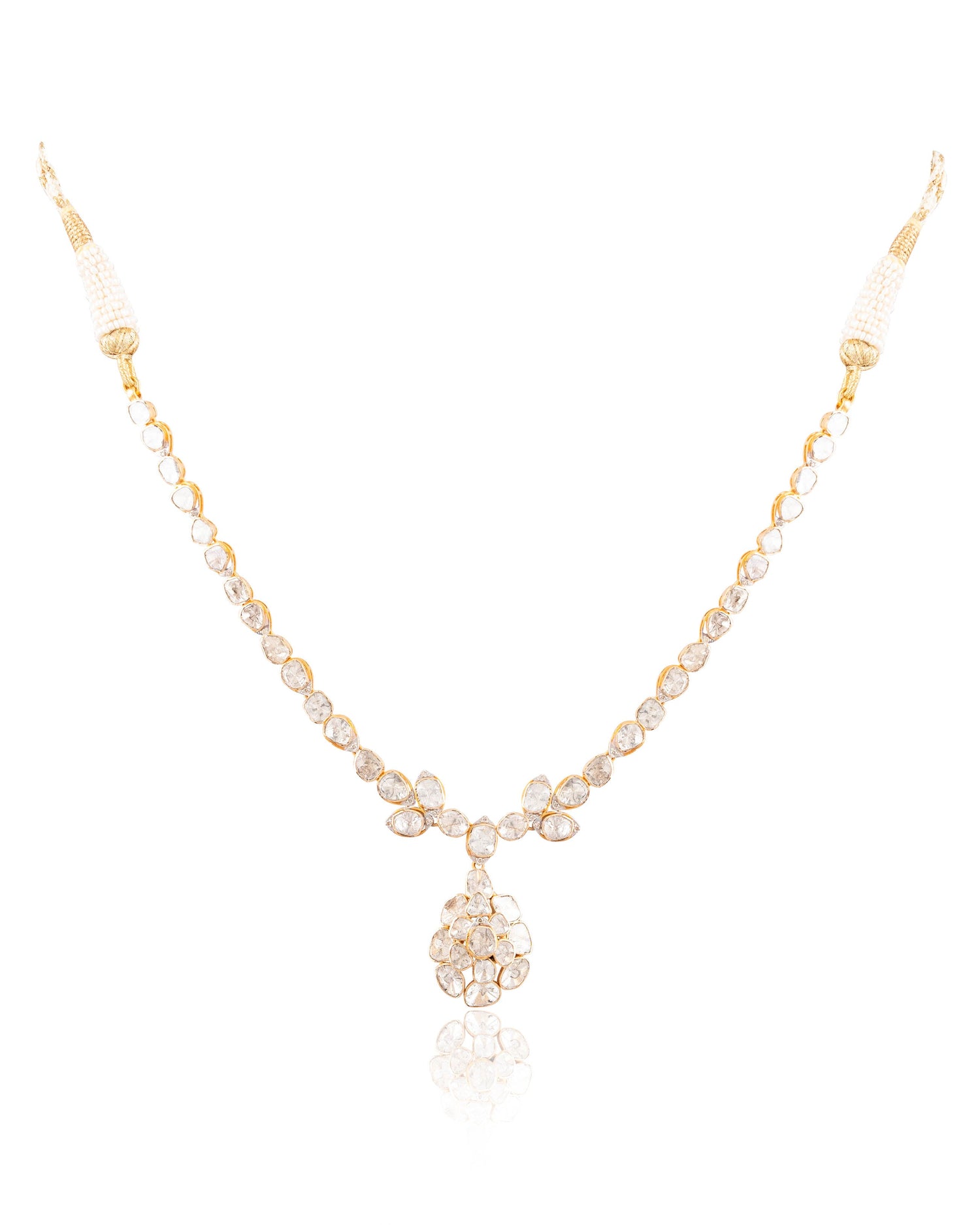 Nessa Polki And Diamond Necklace