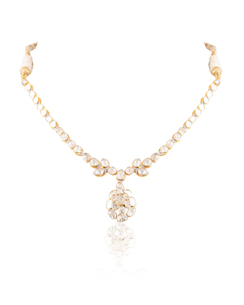 Nessa Polki And Diamond Necklace