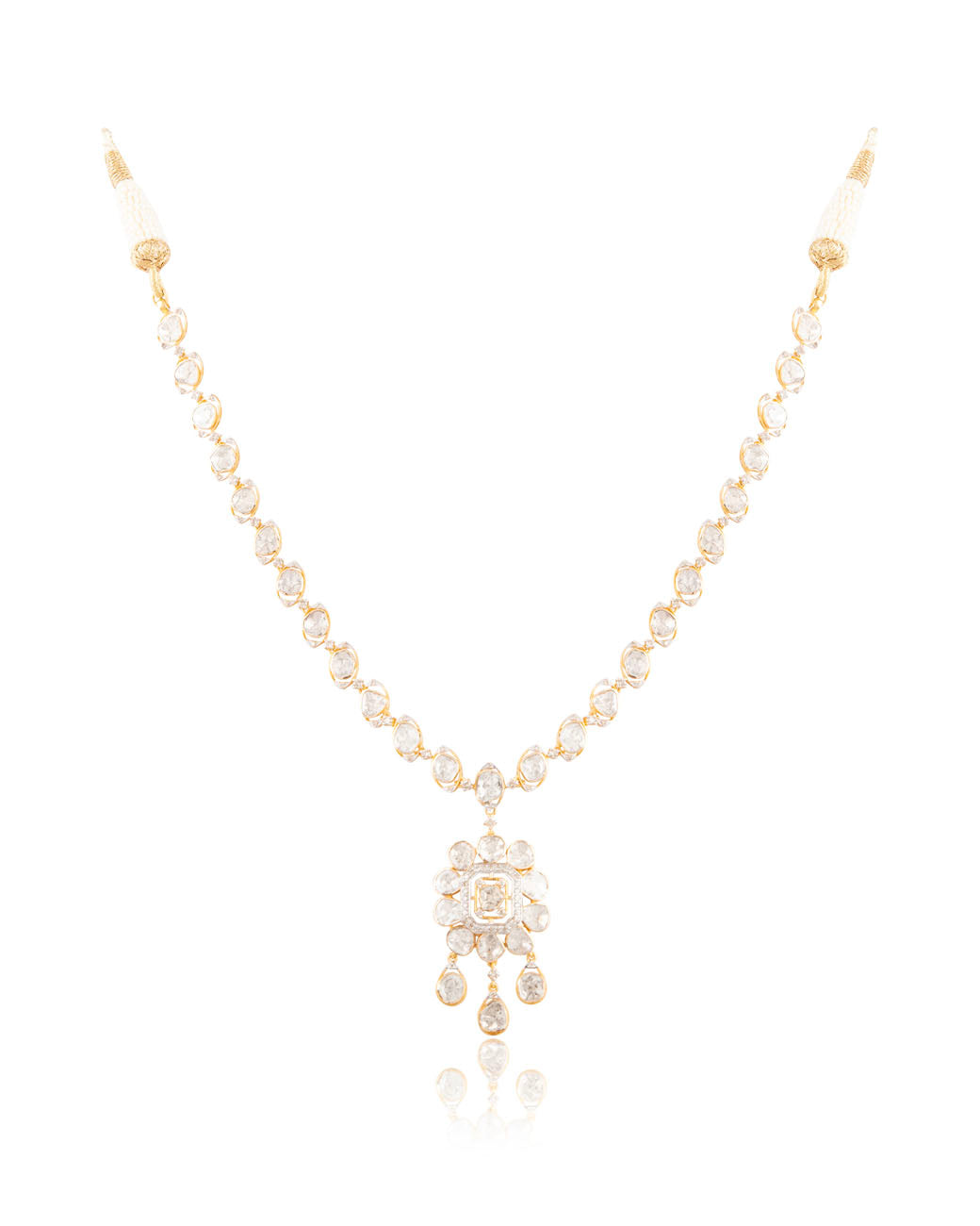 Nikhila Polki And Diamond Necklace