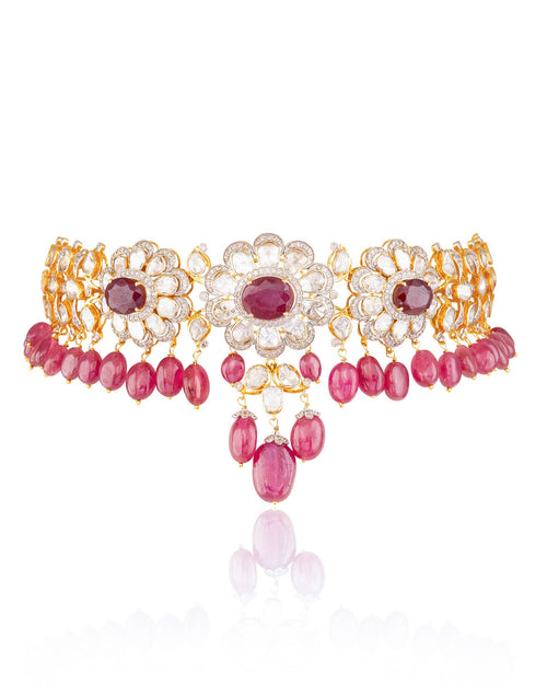 Koyel Polki And Diamond Choker