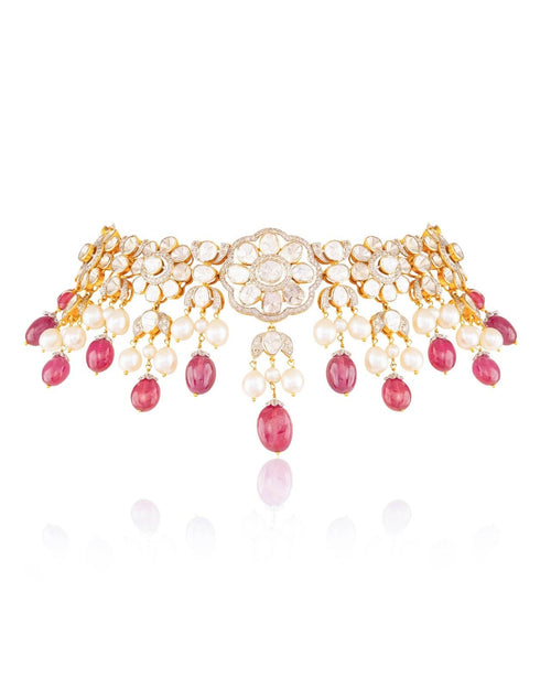 Penny Polki And Diamond Choker - NO ORDERS